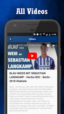 Hertha Total News android App screenshot 1