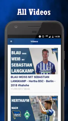 Hertha Total News android App screenshot 2